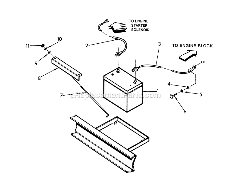 Generac 9172-3 8kw Trlr Mt Gen Generator Battery Diagram