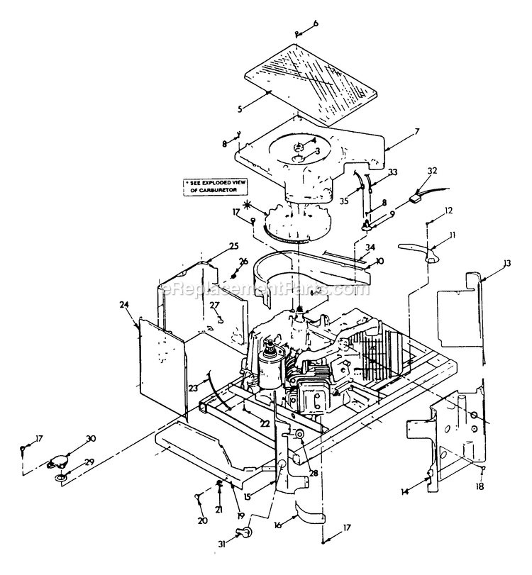 Generac 9209-0 Np-66g Generator Sheet Metal Diagram