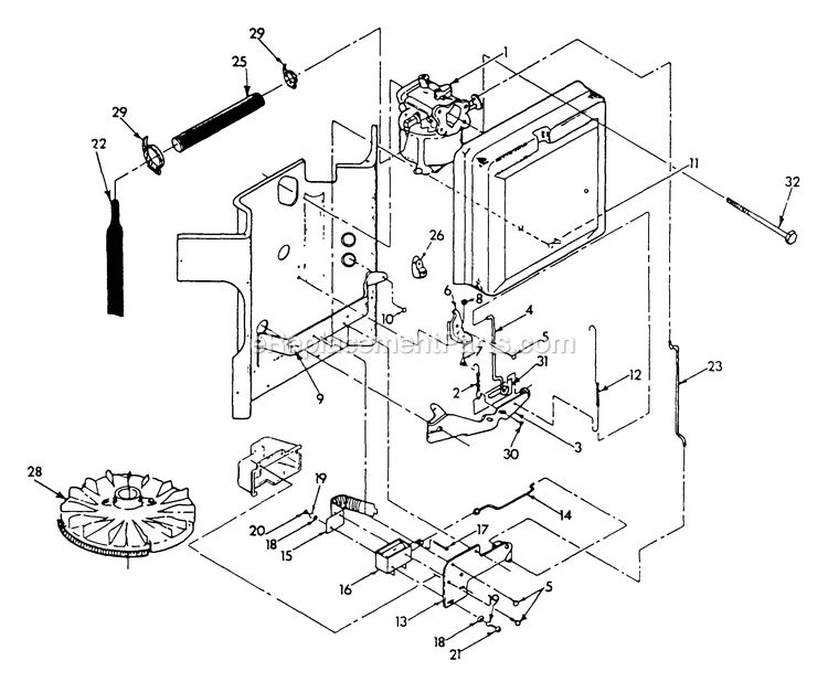 Generac 9211-0 Np-52g Generator Gasoline Carburetor Diagram