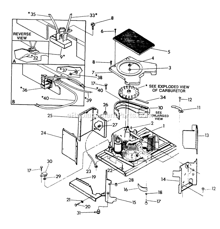 Generac 9508-1 Np52g Rv Gen Generator Engine Sheet Metal Diagram