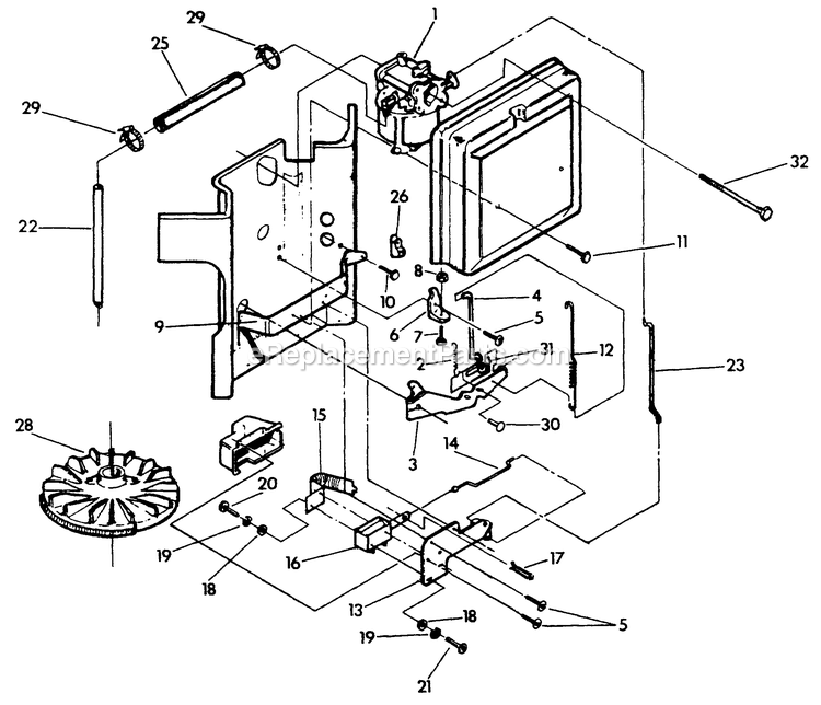 Generac 9508-1 Np52g Rv Gen Generator Gasoline Carburetor Diagram