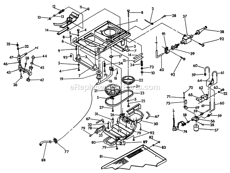 Generac 9509-2 Np52g 6.6rv Generator Base And Pulleys Diagram