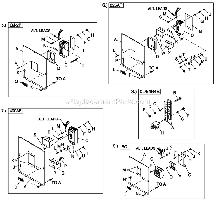 Generac BT03624ANAN (5008V31599)(2008) 36kw 2.4 120/240 1p Ng Alum B -12-11 Generator - Liquid Cooled Cpl C2 And C4 Flex Hsb Diagram