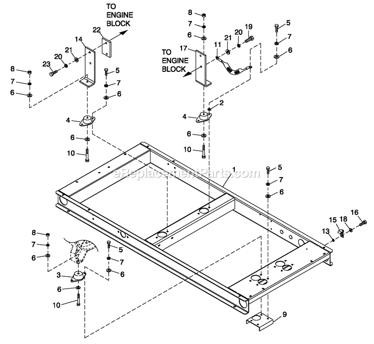 Generac CT02224ANAN (2909V36736)(2009) Obs 22kw 2.4 120/240 1p Ng Al -07-14 Generator - Liquid Cooled Mounitn Base 2.4l Diagram