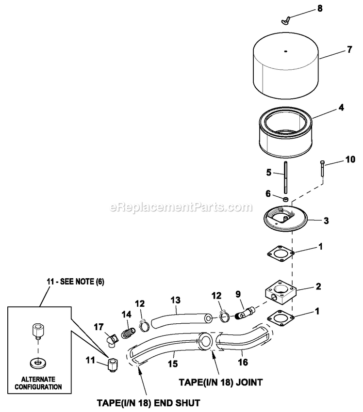 Generac CT03624ANAN (0510V38786 - 4309V38265)(2010) Obs 36kw 2.4 120/240 1p Ng Al -05-25 Generator - Liquid Cooled Ev Air Cleaner 2.4l G2 Turbo Diagram