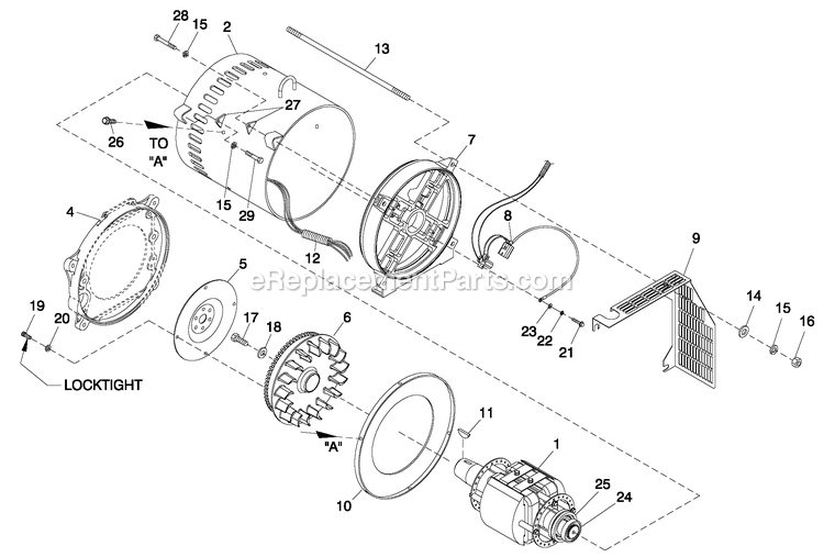 Generac CT06030ANAN (1808V27725 - 3806V20150)(2008) Obs 3.0 120/240 1p Ng Al Car -04-25 Generator - Liquid Cooled Ev Cpl Alternator Direct Diagram