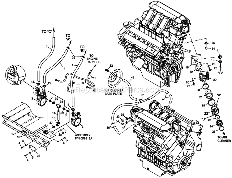 Generac CT06030ANAN (1808V27725 - 3806V20150)(2008) Obs 3.0 120/240 1p Ng Al Car -04-25 Generator - Liquid Cooled Ev Fuelsys Ng C4 Diagram