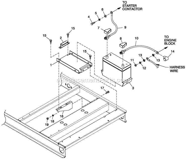 Generac CT06030ANAN (1808V27725 - 3806V20150)(2008) Obs 3.0 120/240 1p Ng Al Car -04-25 Generator - Liquid Cooled Battery C4 Diagram