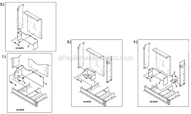 Generac CT06030ANAN (1808V27725 - 3806V20150)(2008) Obs 3.0 120/240 1p Ng Al Car -04-25 Generator - Liquid Cooled C4 Cb Connection Box Shielding C2/C4 Diagram