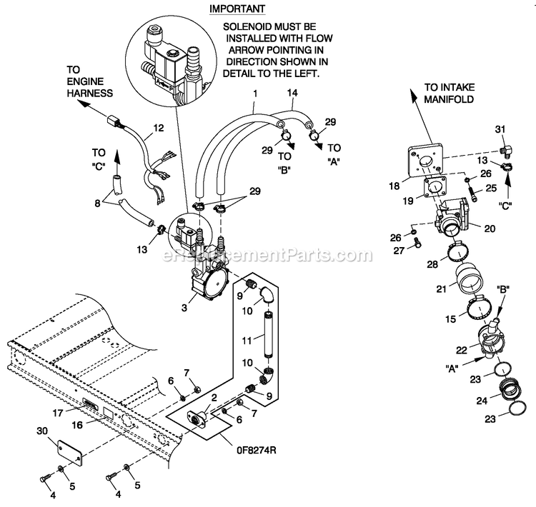 Generac CT06030ANSN (0508V27088)(2008) Obs 3.0 120/240 1p Ng Stl Car -02-04 Generator - Liquid Cooled Ev Fuel System 60kw C4 L/P Vap Diagram