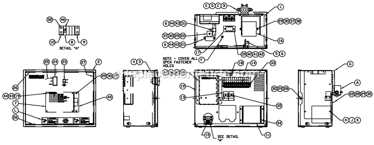 Generac CT06030ANSN (0508V27088)(2008) Obs 3.0 120/240 1p Ng Stl Car -02-04 Generator - Liquid Cooled R-200 3600 Rpm Duratec Diagram