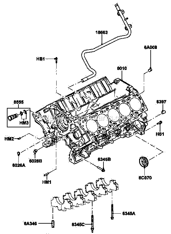 Generac CT07068ANAN (3009V36817)(2009) Obs 70kw 6.8 120/240 1p Ng Al -07-21 Generator - Liquid Cooled Gas Engine Cylinder Block Diagram