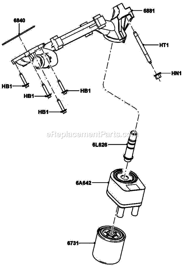 Generac CT07068ANAN (3009V36817)(2009) Obs 70kw 6.8 120/240 1p Ng Al -07-21 Generator - Liquid Cooled Gas Engine Oil Filter Diagram