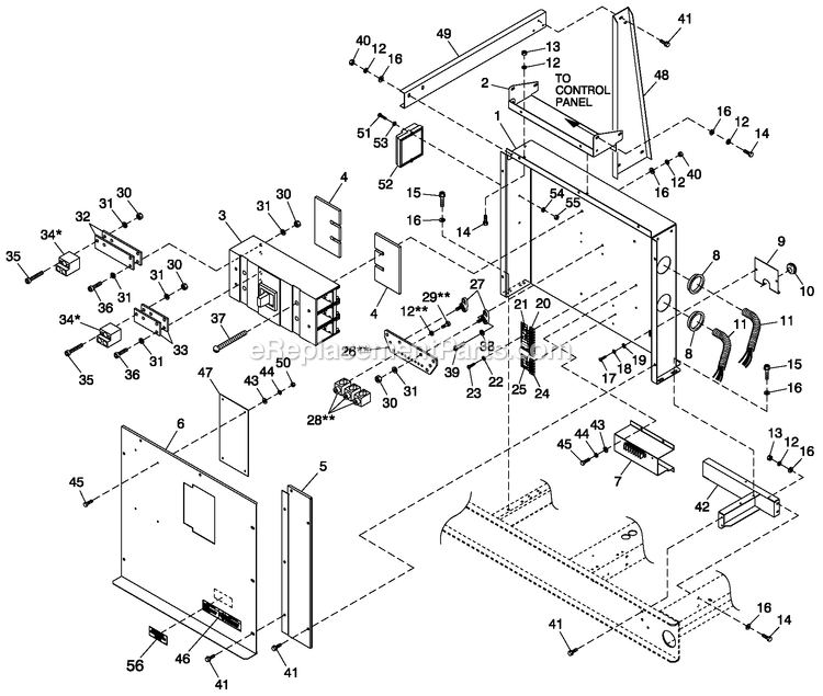 Generac CT15068AVSN (0208V26024)(2008) Obs 150kw 6.8 120/240 1p Vp St -01-17 Generator - Liquid Cooled Ev Cpl C5 H100 Lmd Diagram