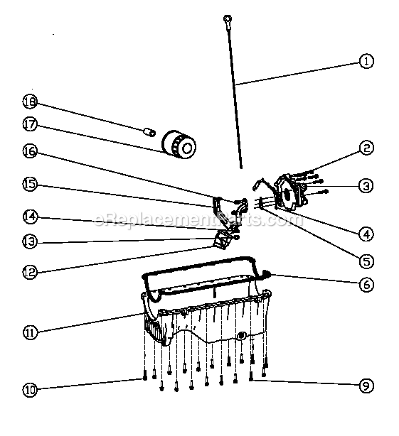 Generac EG02515GNAX (3000056130 - 3000112178)(2016) 25kw 1.5l 120/208 3p Ng Al -02-29 Generator Gas Engine Lubrication System Diagram