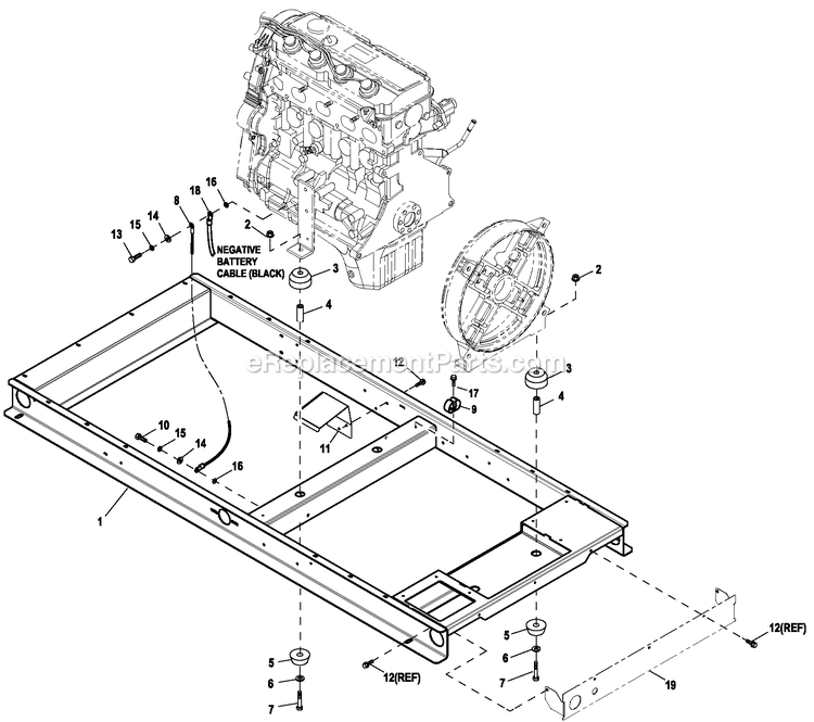 Generac EG03624KNAX (9684585)(2015) 36kw 2.4l 277/480 3p Ng Al -05-12 Generator Ev Base Frame G2.4l C2 Diagram