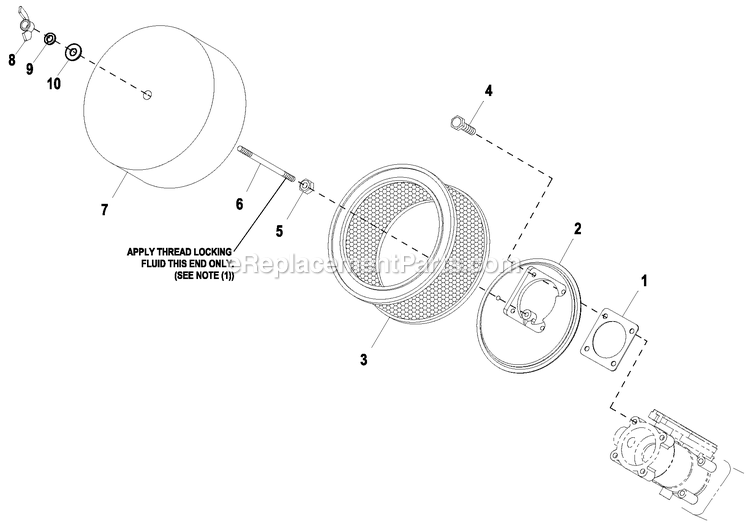 Generac ET04524ANSX (7143448 - 9277352)(2014) 45kw 2.4l 120/240 1p Ng St -10-30 Generator - Liquid Cooled Ev Air Cleaner Diagram