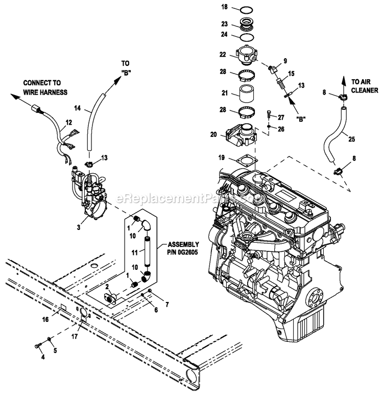 Generac ET04524GNSC (6477884 - 6633227)(2011) Obs 45kw 2.4 120/208 3p Ng St -09-30 Generator Fuel System 2.4l 45kw Emsn Diagram