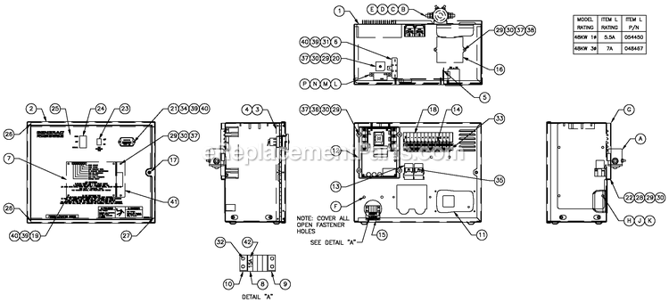 Generac ET04842ANAY (5882868)(2010) Obs 48kw 4.2 120/240 1p Ng Al -04-30 Generator - Liquid Cooled Av R200b 1800rpm 4.2l Diagram