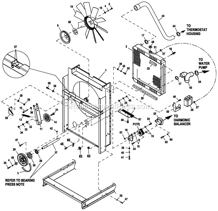 Generac ET04854ANAC (7283941 - 9155337)(2014) 48kw 5.4 120/240 1p Ng Al Emn -08-28 Generator - Liquid Cooled Ev Cooling System 5.4l C2 Diagram