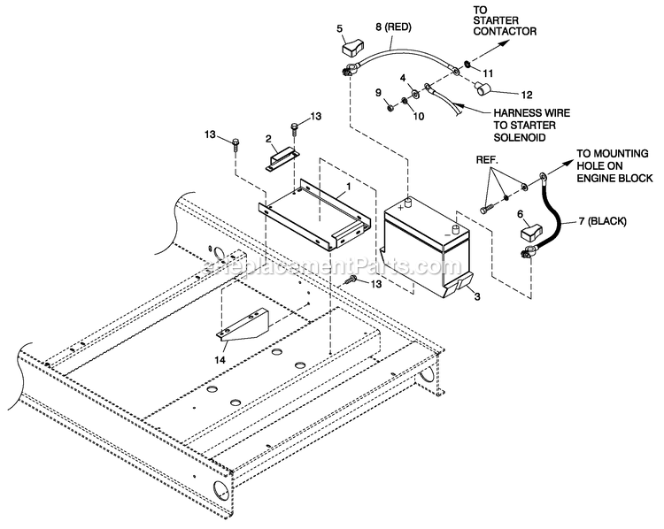 Generac ET07068ANAN (6079276)(2010) Obs 70kw 6.8 120/240 1p Ng Al -08-18 Generator - Liquid Cooled Battery 6.8l Cpl Diagram