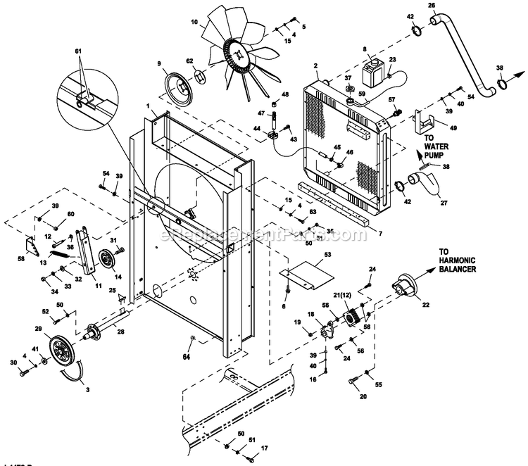 Generac ET08046ANAX (6343875)(2011) 80kw 4.6l 120/240 1p Ng Al -05-04 Generator - Liquid Cooled Coolsys/Fan Drive 4.6l Cp Diagram