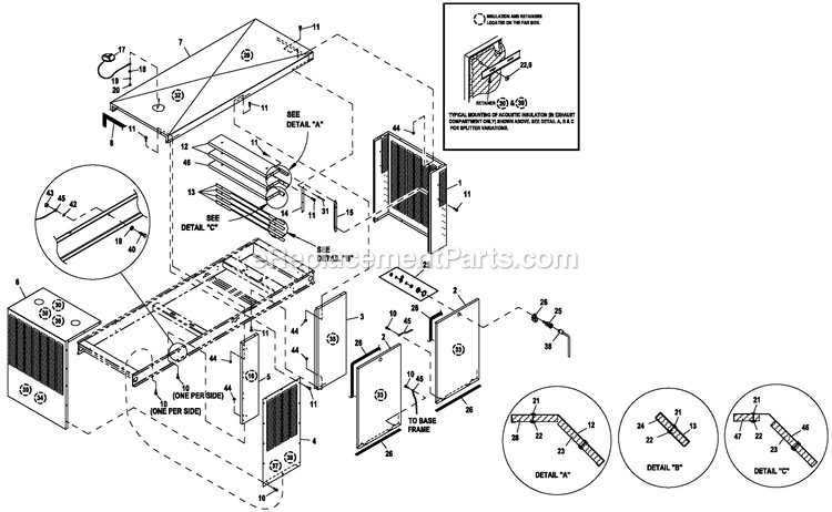 Generac ET08046AVSX (6230310)(2011) Obs 80kw 4.6 120/240 1p Lp Stl -01-07 Generator - Liquid Cooled Ev Enclosure C5 Emission Diagram