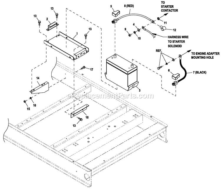 Generac ET10068GNAC (6522103 - 3000091617)(2016) 100kw 6.8l 120/208 3p Ng Alum -05-09 Generator Ev Battery 27f Gear Box (1) Diagram