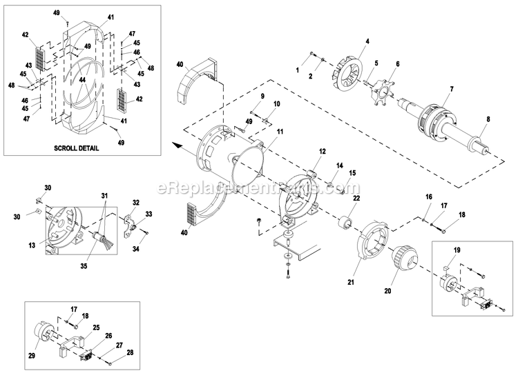 Generac ET10068JNAC (6462102 - 9300467)(2014) 100kw 6.8 120/240 3p Ng Al Epa -11-14 Generator Ev Alternator Cpl Gb (2) Diagram