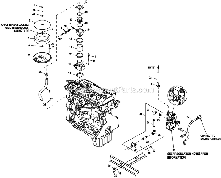 Generac HT02524ANAX (8395769 - 9246729)(2014) 25kw 2.4 120/240 1p Ng Alum -10-21 Generator - Liquid Cooled Fuel System 2.4l G2 22and27kw Diagram