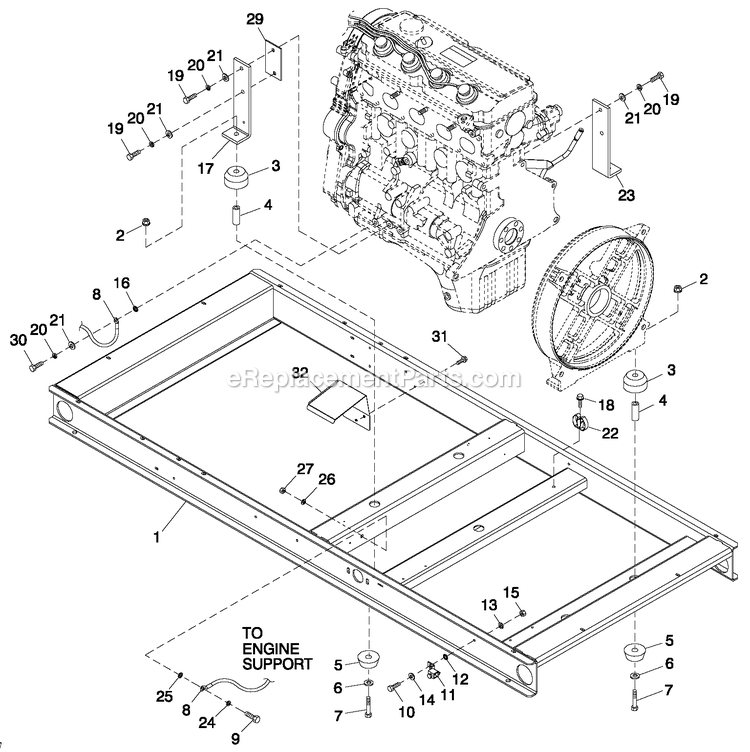 Generac HT03524GNAX (8442356 - 9391721)(2014) Obs 35kw 2.4 120/208 3p Ng Al -12-17 Generator Mounting Base 2.4l C2 Diagram