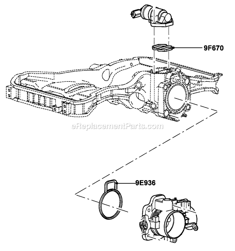 Generac HT04542ANAX (6264225)(2011) Obs 45kw 4.2 120/240 1p Ng Al -02-16 Generator - Liquid Cooled 4.2l Gas Engine Throttle Body Gaskets Diagram