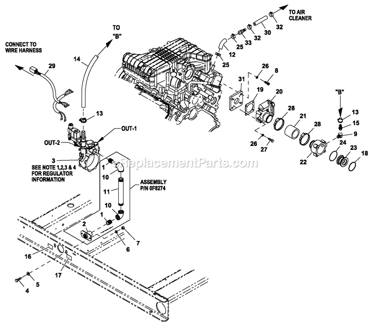 Generac HT04542ANAX (6421994 - 6721789)(2011) Obs 45kw 4.2 120/240 1p Ng Al -11-18 Generator - Liquid Cooled Fuel System 4.2l 48kw Diagram