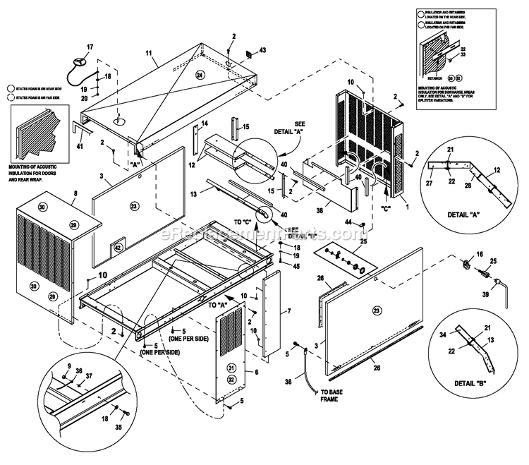 Generac HT04554GNAC (7642345)(2012) Obs 45kw 5.4 120/208 3p Ng Ale -11-30 Generator Ev Enclosure C2 2.4l G2 Turbo Diagram