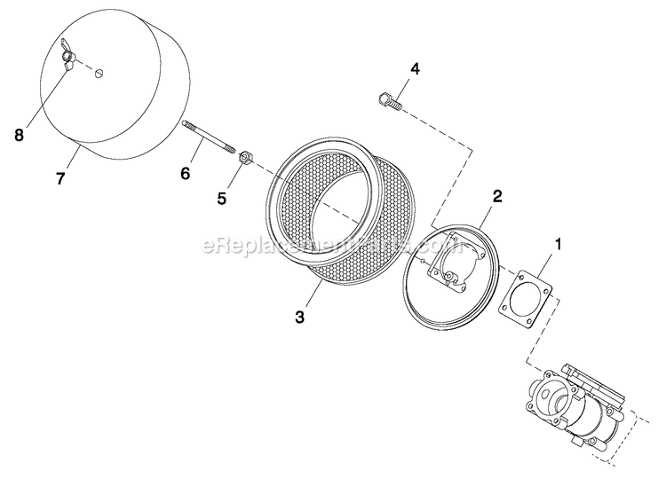 Generac HT04554GNAC (9386862)(2014) Obs 45kw 5.4 120/208 3p Ng Ale -12-12 Generator Ev Air Cleaner (2) Diagram