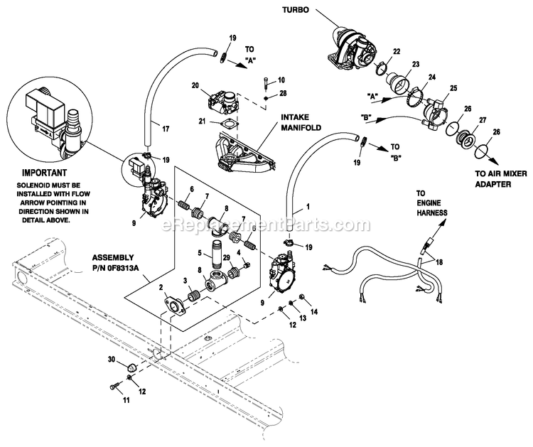 Generac HT06024GNAX (6931587)(2012) Obs 60kw 2.4 120/208 3p Ng Al -02-15 Generator Engine Common Parts 2.4l G2 Turbo 60k (2) Diagram