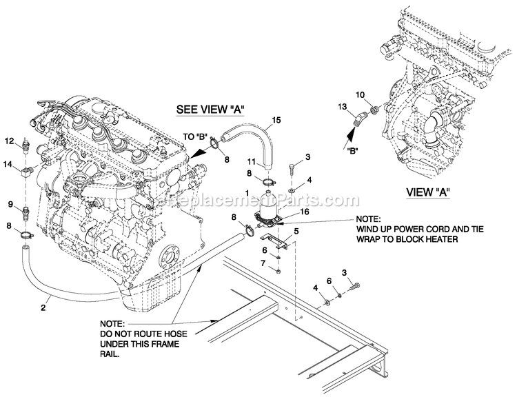 Generac LT02524JNSNA (GXA00111 - )(2009) 25kw 2.4 120/240 3p Ng Stlbh10 -06-16 Generator 2.4l G2 Block Heater Diagram