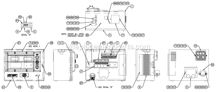 Generac LT02524JNSNA (GXA00111 - )(2009) 25kw 2.4 120/240 3p Ng Stlbh10 -06-16 Generator Av H-Panel 10a Bc E-Gov 12v Diagram
