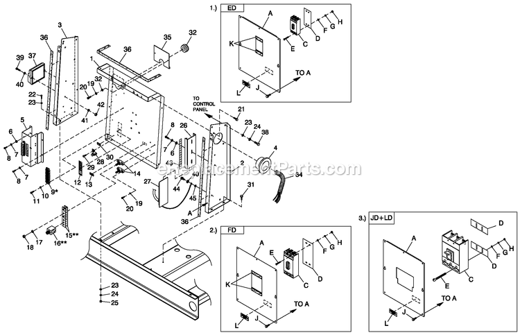 Generac LT05554GVSNA (GXB01429 - )(2011) 55kw 5.4 120/208 3p Vp Stlbh10 -12-22 Generator Cpl C3 H Control (1) Diagram