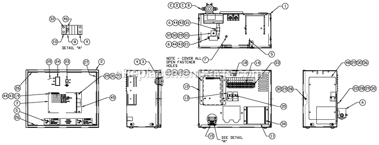 Generac QT02016ANSN (5043228)(2008) Obs 1.6 120/240 1p Ng Stl -06-24 Generator - Liquid Cooled R-200 3600 Rpm 1.6l Diagram