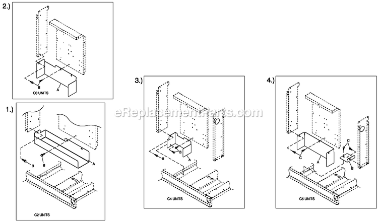 Generac QT02524ANANA (4911910)(2007) 25kw 2.4 120/240 1p Ng Al Bh10 -11-02 Generator - Liquid Cooled C4 Cb Connection Box Shielding C2/C4 Diagram