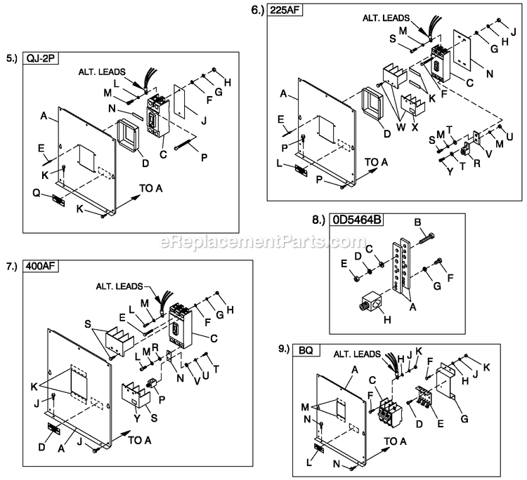 Generac QT02524ANANA (4911910)(2007) 25kw 2.4 120/240 1p Ng Al Bh10 -11-02 Generator - Liquid Cooled Cpl C2 H Control Diagram