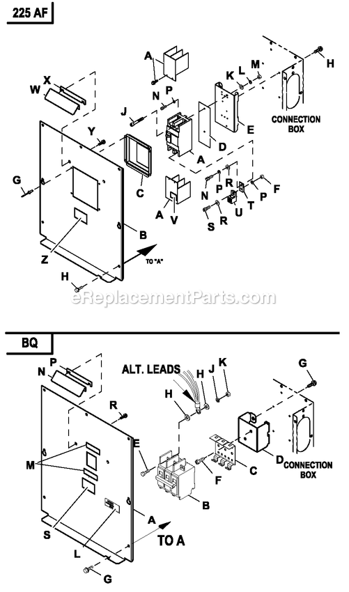 Generac QT02524ANANA (6943074 - 7191640)(2012) 25kw 2.4 120/240 1p Ng Al Bh10 -06-11 Generator - Liquid Cooled Ev Cpl C2 H Control Diagram