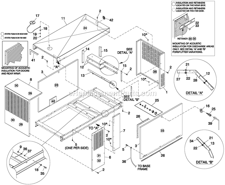 Generac QT02524ANNNA (5315379)(2009) 25kw 2.4 120/240 1p Ng 0/Sbh10 -02-16 Generator - Liquid Cooled Enclosure C2 Diagram