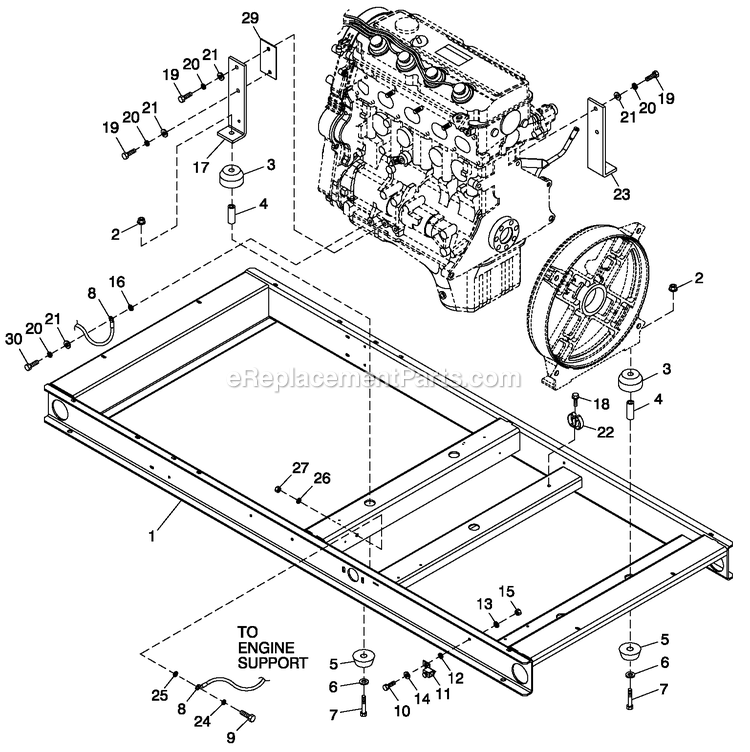 Generac QT02524ANSNA (4497752 - 5283251)(2007) 25kw 2.4 120/240 1p Ng Stlbh10 -05-14 Generator - Liquid Cooled Mounting Base 2.4l C2 Diagram