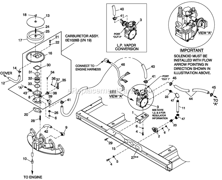 Generac QT02525ANAN (4150416)(2005) 25kw 2.5 120/240 1p Ng Alum -05-12 Generator - Liquid Cooled Ev Fuelsys Ng Or Lpv 2.5 Diagram