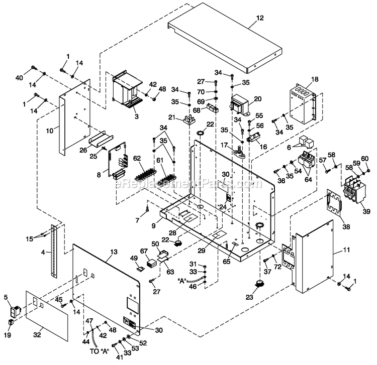 Generac QT02525ANAN (4150416)(2005) 25kw 2.5 120/240 1p Ng Alum -05-12 Generator - Liquid Cooled Ev Control Panel 2.5l 20/25kw Bq3 Diagram