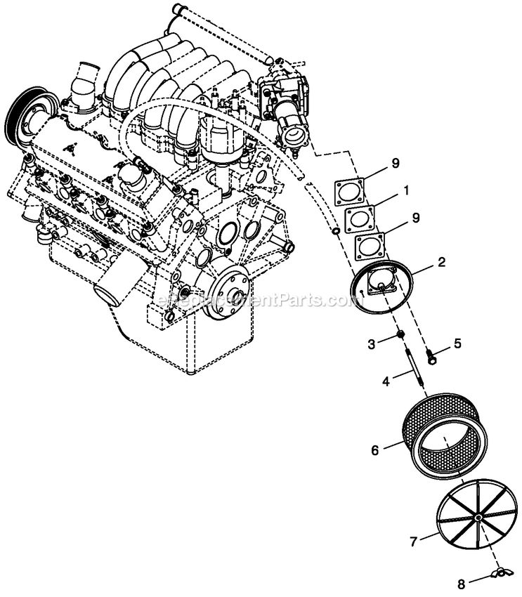 Generac QT03030ANSN (4112922 - 4204166)(2005) 30kw 3.0 120/240 1p Ng Stl -07-15 Generator - Liquid Cooled Air Cleaner 3.0l Ford C2 Diagram