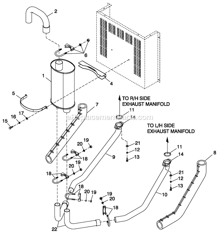 Generac QT03030ANSN (4112922 - 4204166)(2005) 30kw 3.0 120/240 1p Ng Stl -07-15 Generator - Liquid Cooled Ev Muffler Exh 3.0l 30kw C2 Diagram