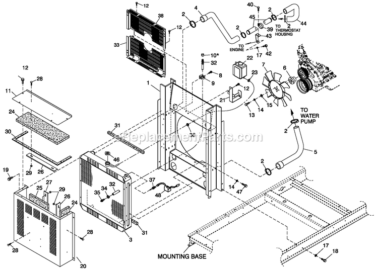 Generac QT03030AVAN (4202279 - 4214459)(2005) 30kw 3.0 120/240 1p Vp Alum -07-20 Generator - Liquid Cooled Ev Cool Pkg 3.0l C2 Diagram